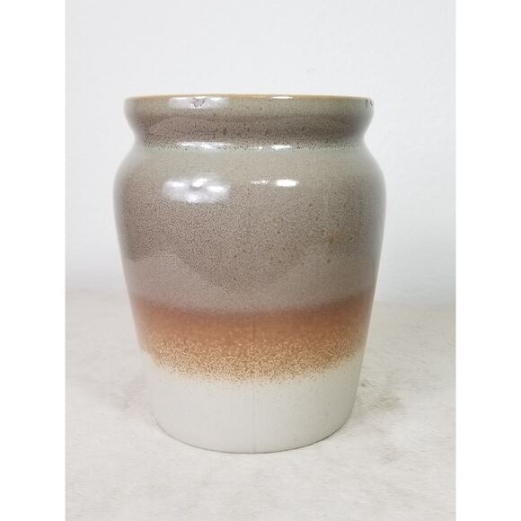 Teleflora Gift Vase 7" Pottery Brown Beige Made in Portugal Home Decor - Picture 6 of 13